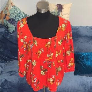 HAZEL square neck top